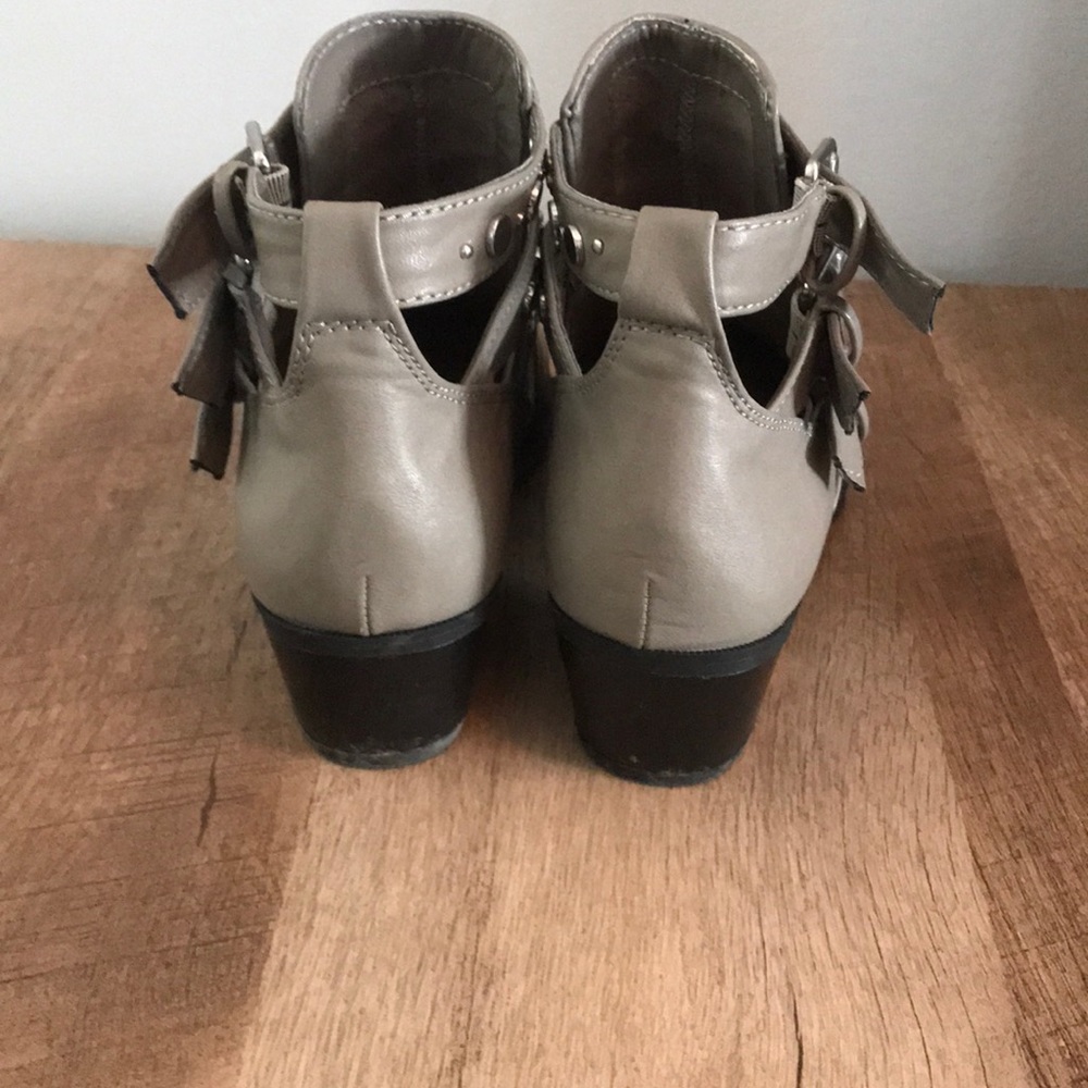 GRAY CIRCUS by Sam Edelman LEATHER ANKLE BOOT - Picture 2 of 5